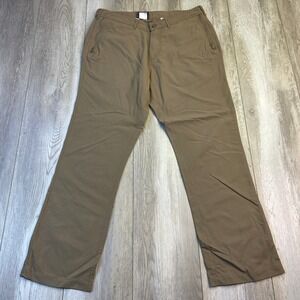 Clothing Arts Pants Mens 34x32 Brown P-Cubed Pick-Pocket Proof Travel Business